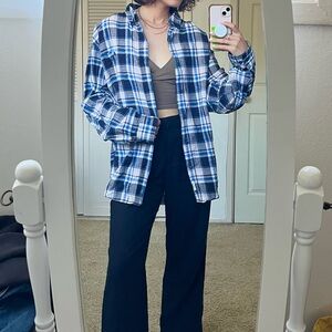 Weatherproof Vintage Blue Flannel Size XL